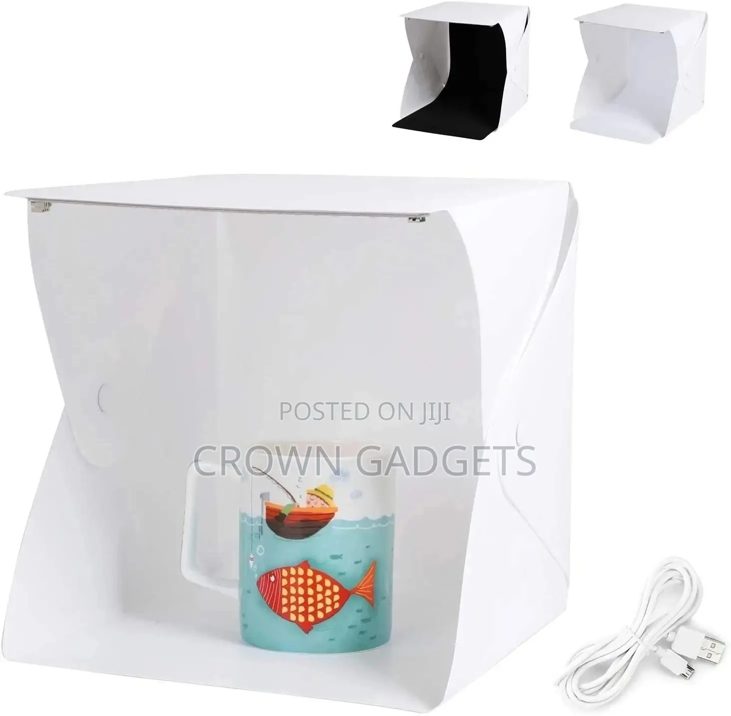 White Photostudio Foldable Lighting Kit