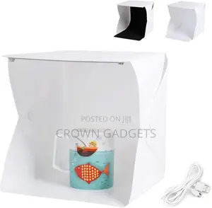 White Photostudio Foldable Lighting Kit