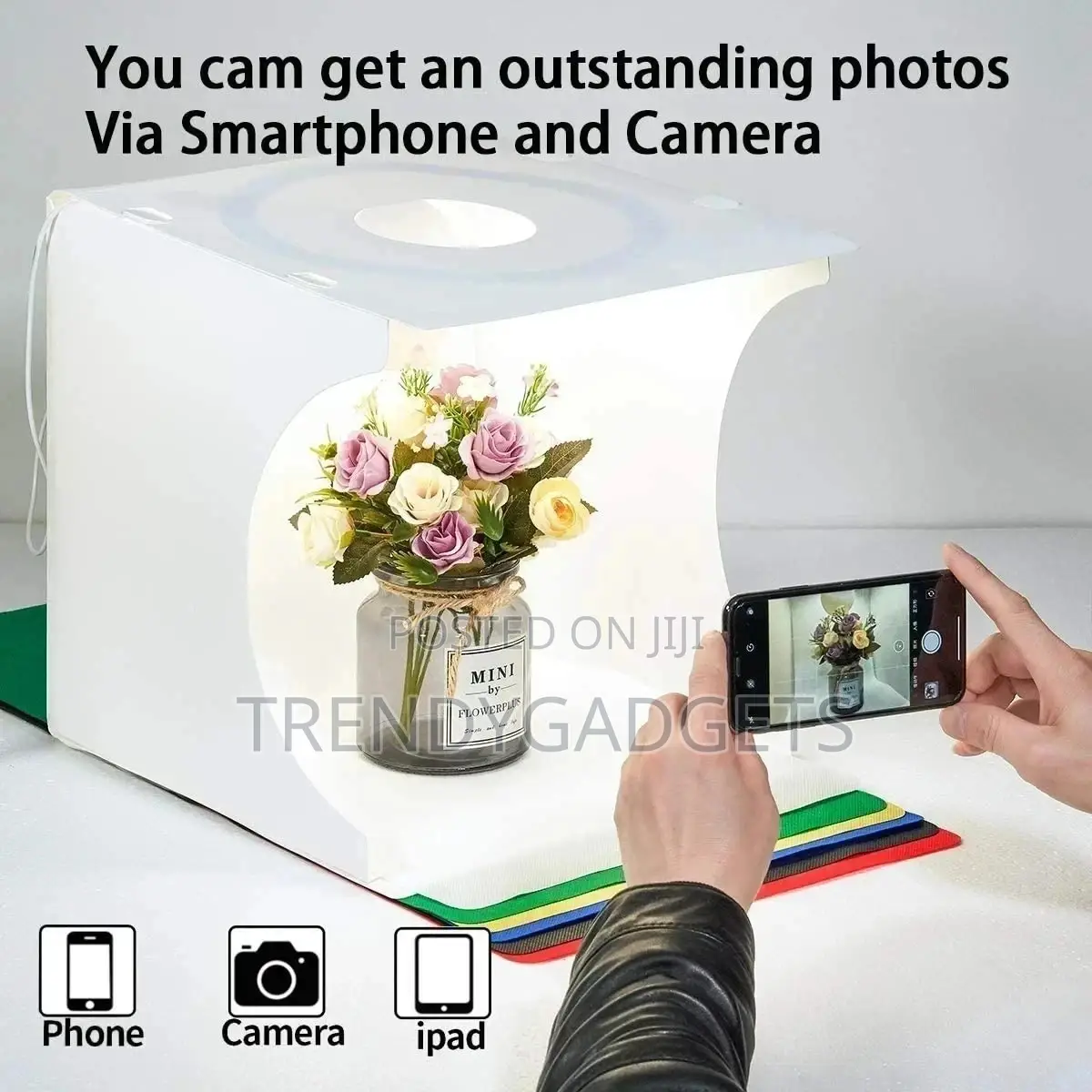 USB Power Supply Photostudio Lighting Box