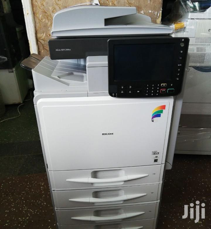 Coloured Ricoh Aficio Mp C 300 Photocopier Machine