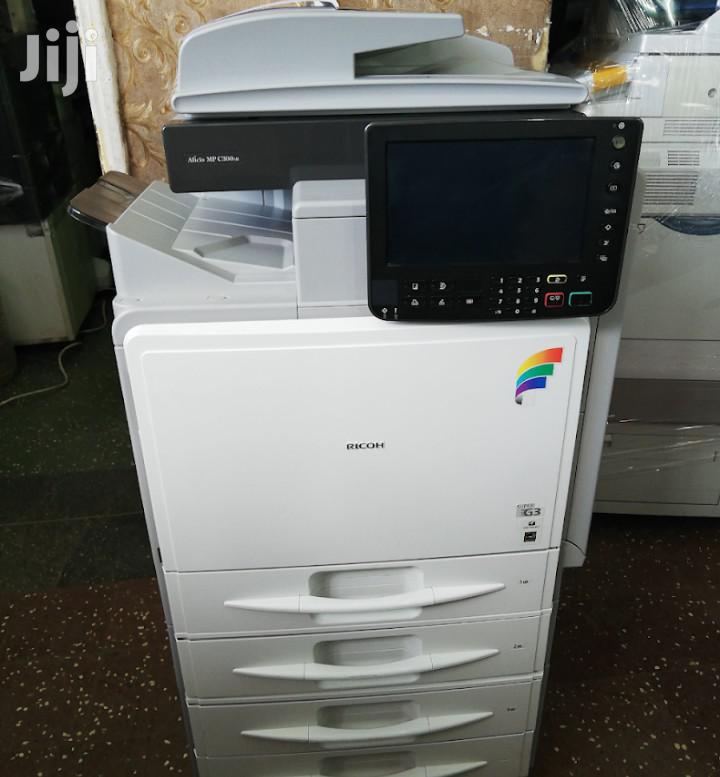 Coloured Ricoh Aficio Mp C 300 Photocopier Machine