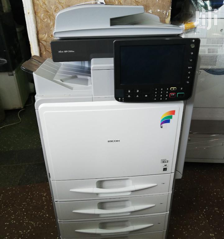 Coloured Ricoh Aficio Mp C 300 Photocopier Machine