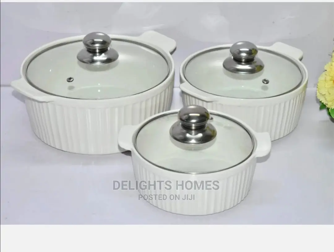 3pcs Set Ceramic Serving Dishes