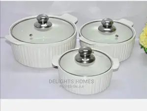 3pcs Set Ceramic Serving Dishes