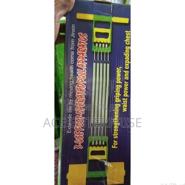 3-Use Foot Operated Pull Apparatus Chest Expender - main view