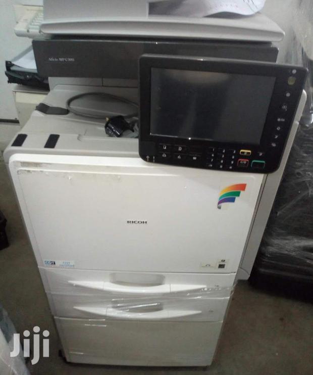 Coloured Ricoh Aficio Mp C 300 Photocopier Machine - main view