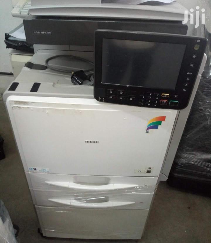 Coloured Ricoh Aficio Mp C 300 Photocopier Machine