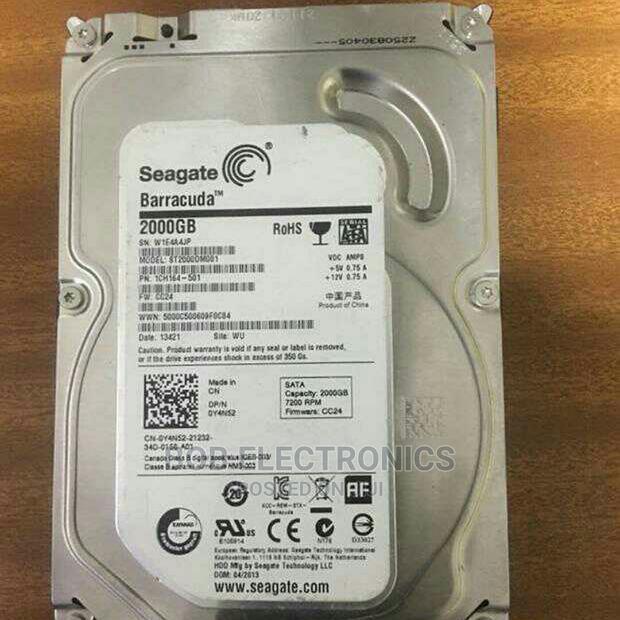 2tb Desktop Harddisk in Perfect Condition - main view