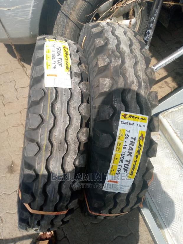 JK Tires Made in India Sizes 7.50R16 14 Ply Rating.
