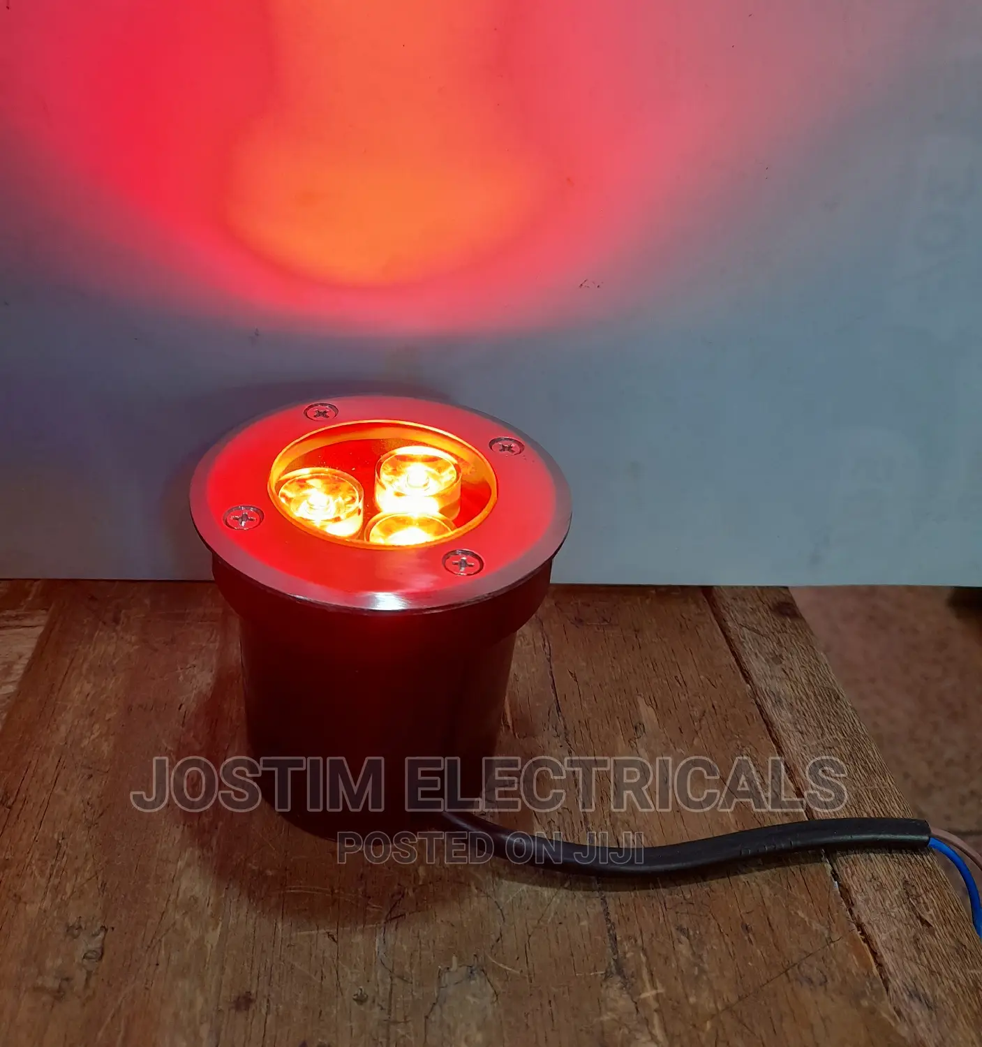 3w Red Floor Light