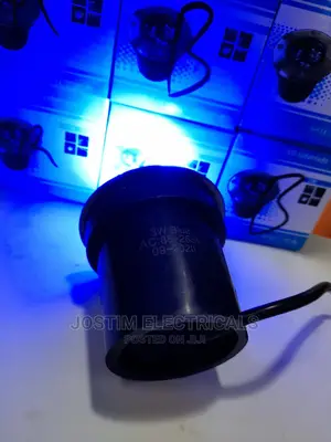 3w Blue Floor Lights