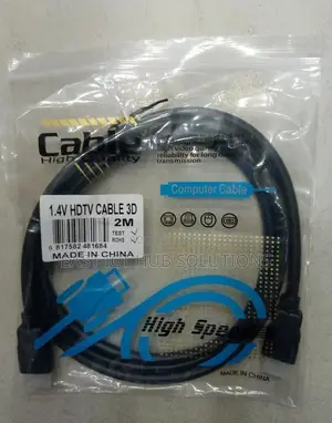 Black HDMI Cable 2M