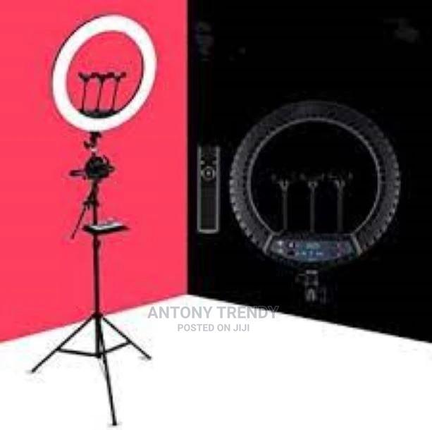 18-Inch Ring Light,【Upgraded】LED Ring Light Kit With 1.9M Tr - main view