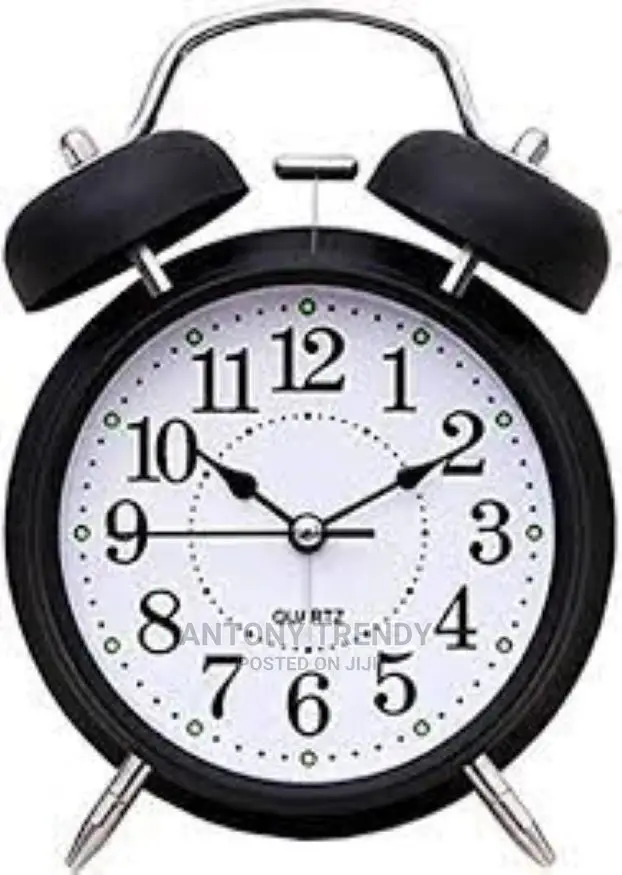 Twin Bell, Vintage Battery Operated Analogue Quartz Loud Ala