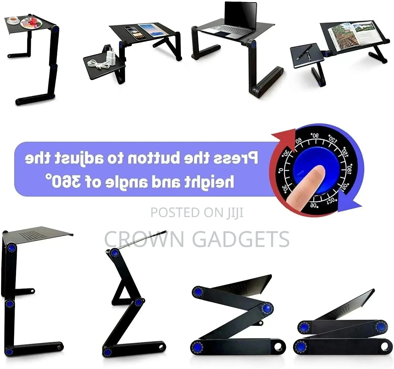 Laptop Stand With Mouse Pad and Fan From Trendy G