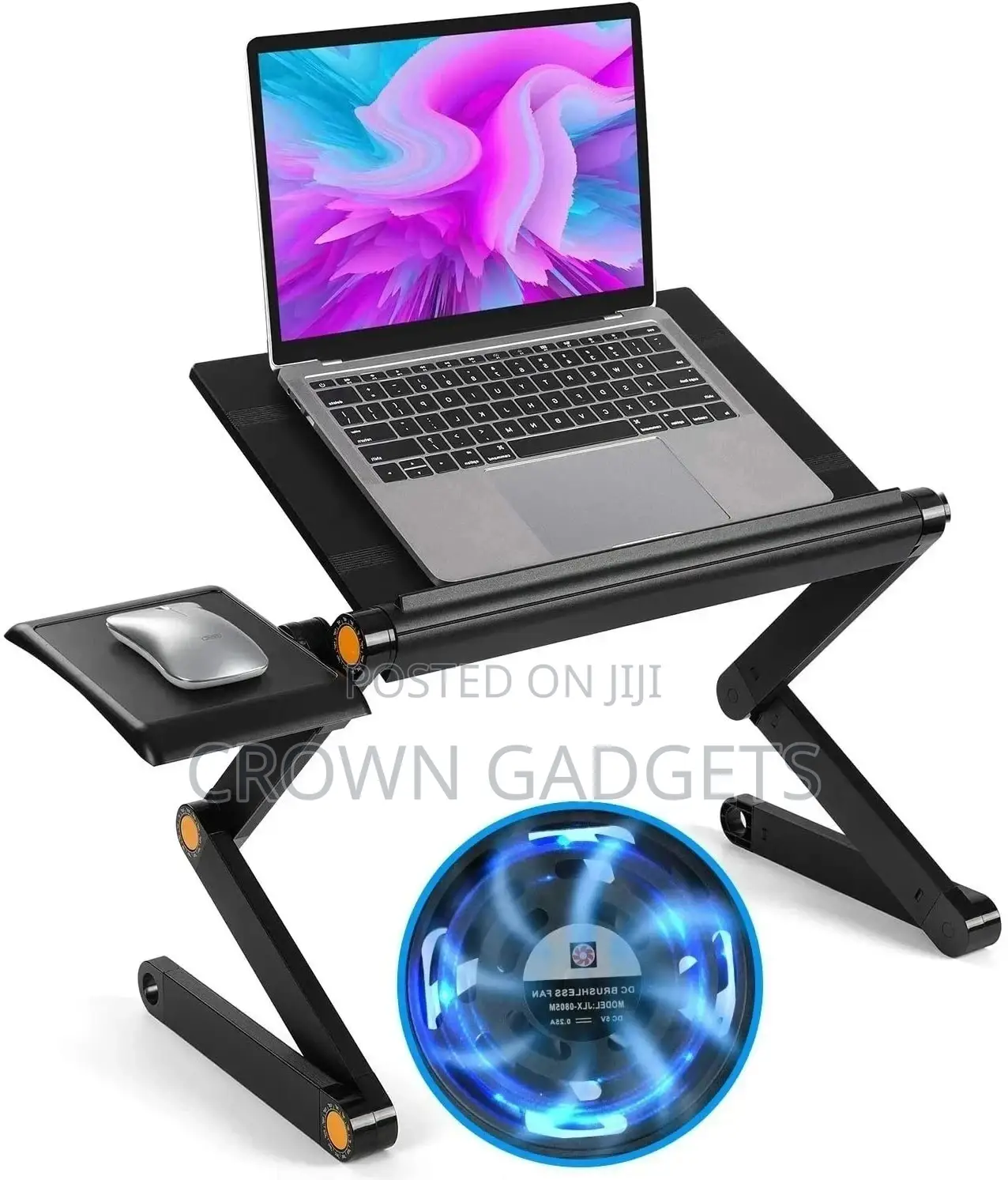 Adjustable Laptop Riser- Black