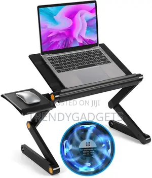 Adjustable Laptop Riser- Black
