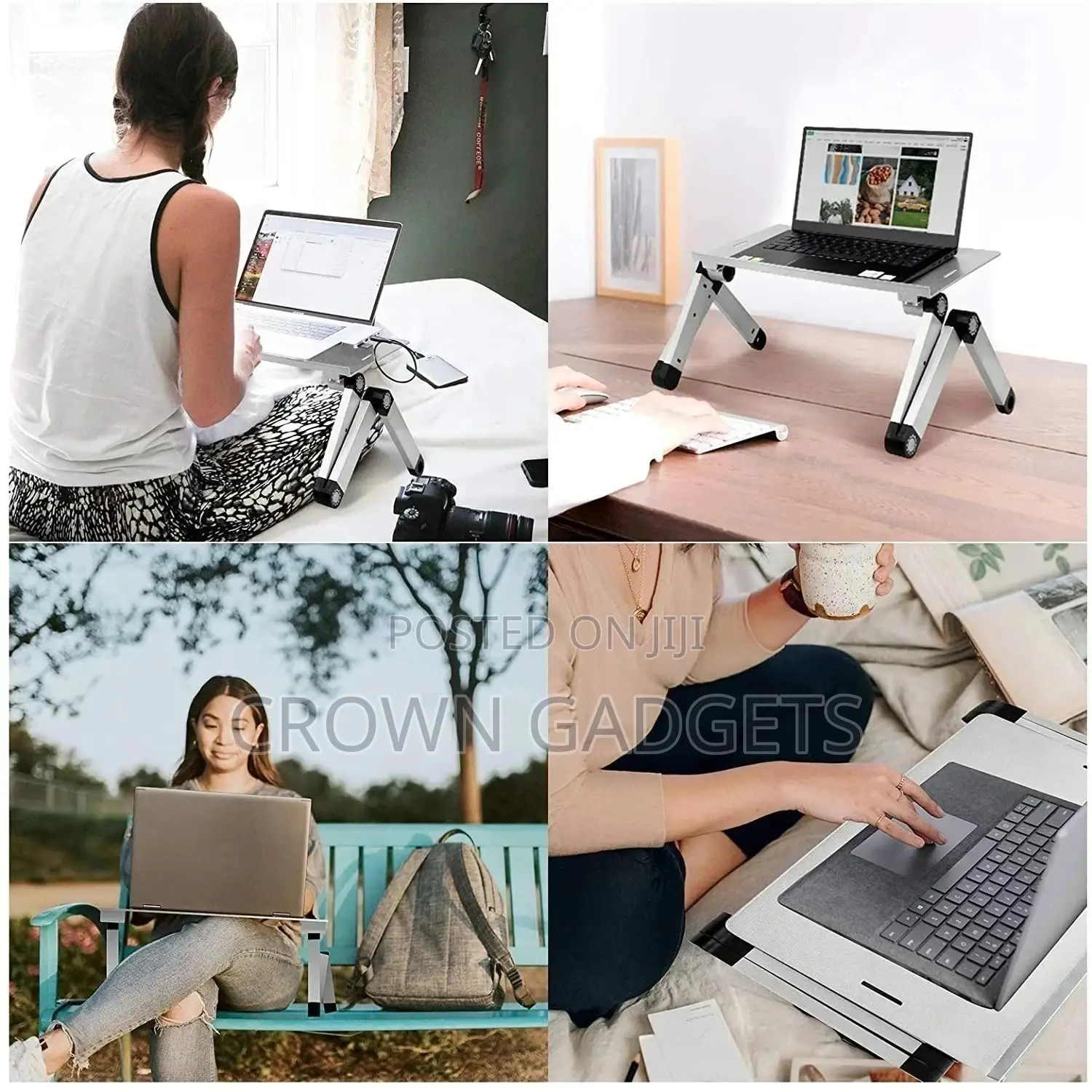 Affordable, Adjustable Laptop Stand- Black