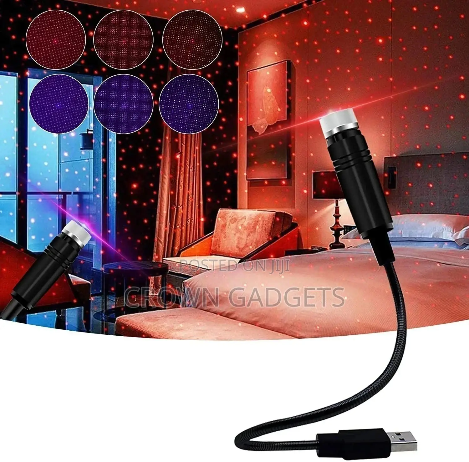 Multiple Patterned,Flexible Usb Star Light