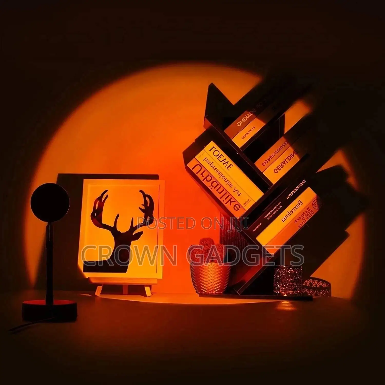 Orange Sunset Light Projector Lamp