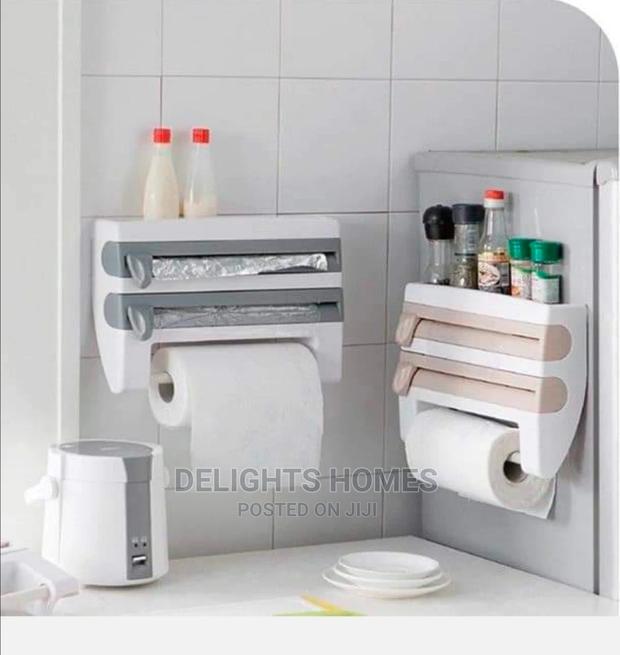 Big Size Triple Paper Dispenser With Top Shelf
