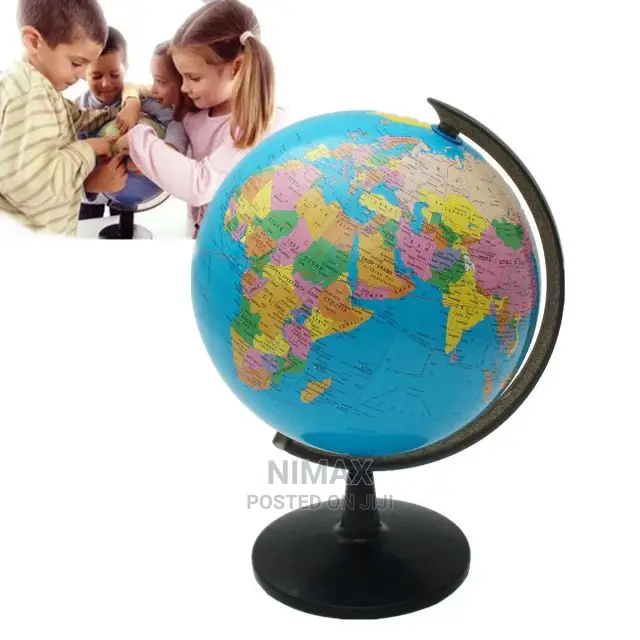 World Globe Earth Map for Home Office Desktop Decor,