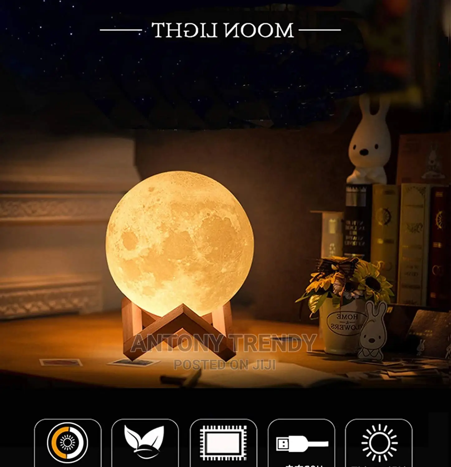 Long Lasting, 3D Printed Moonlight