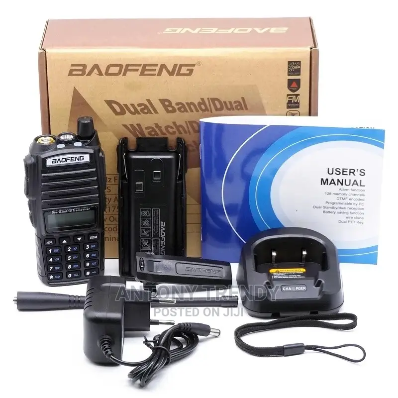 Baofeng Uv-82 Vhf Uhf Fm Transceiver Dual For Security Comms