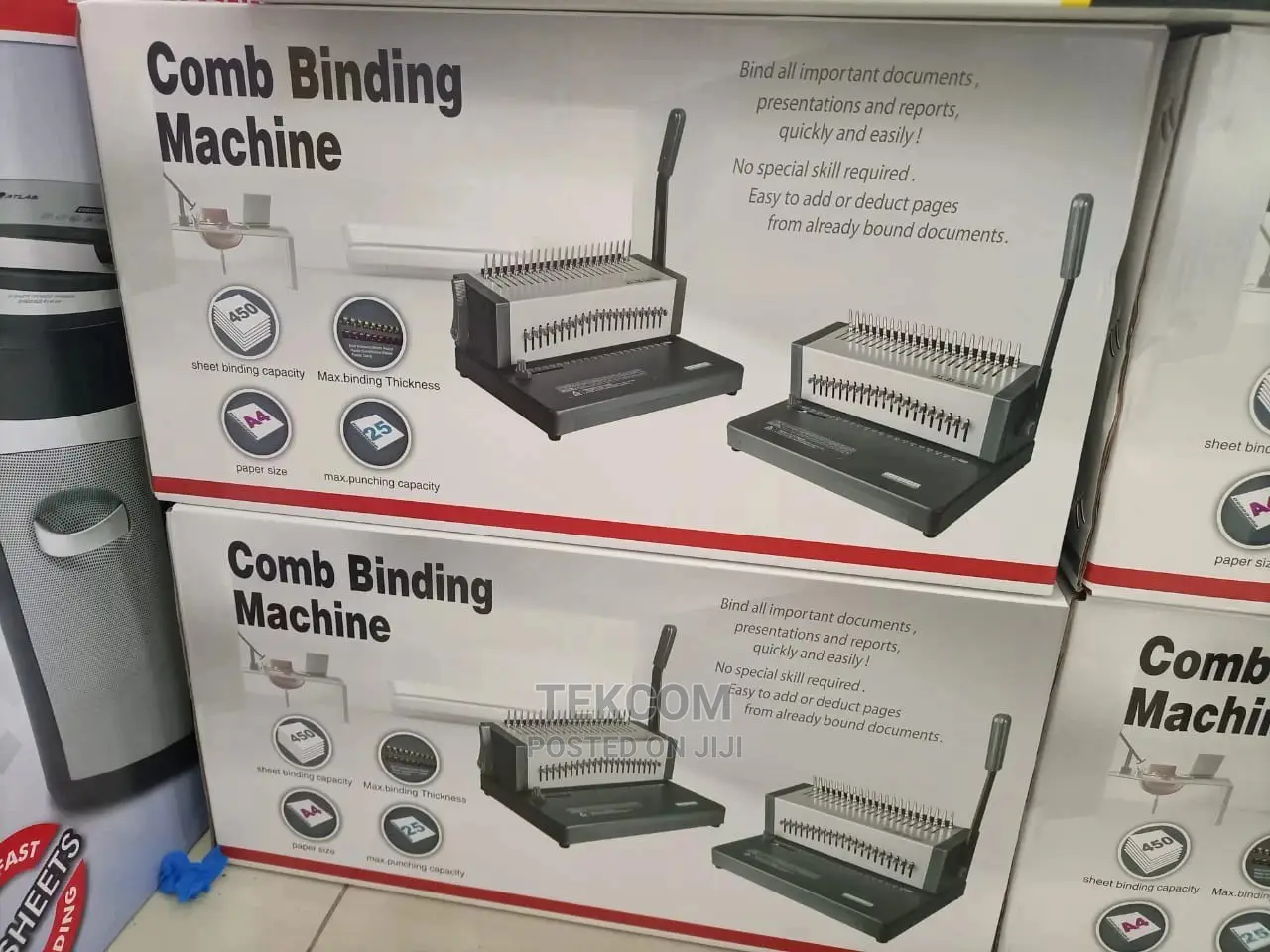 Comb Binding Machine Heavy Duty Binder