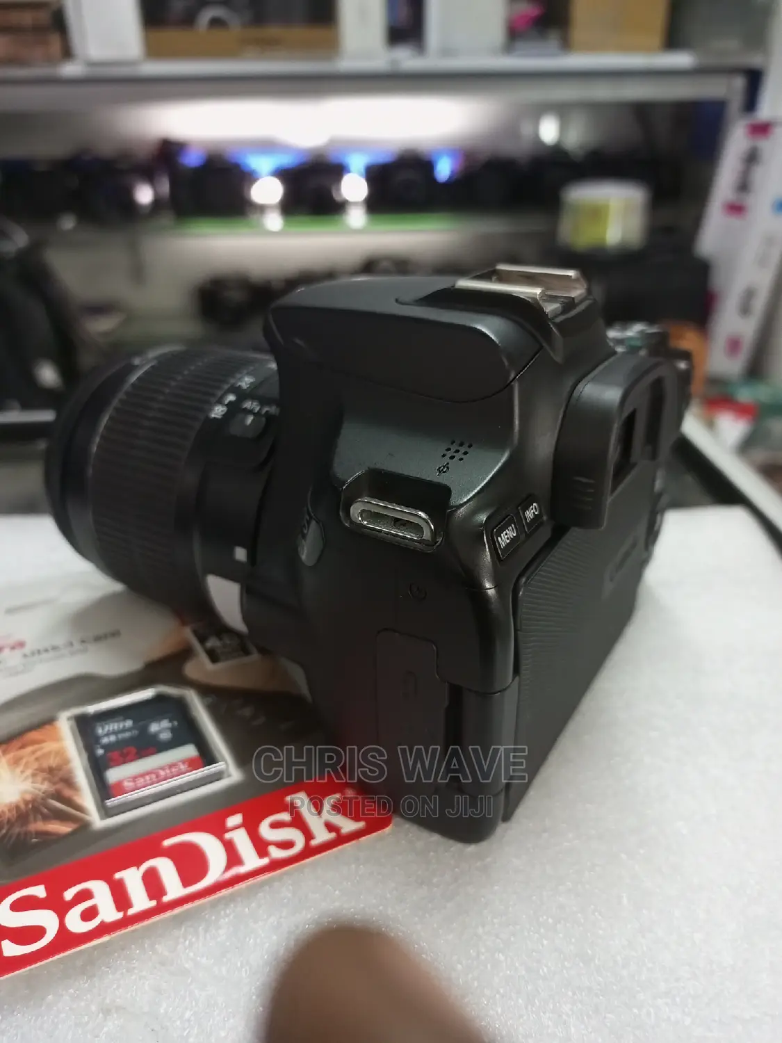 Canon 250D Camera With 32GB SD Card