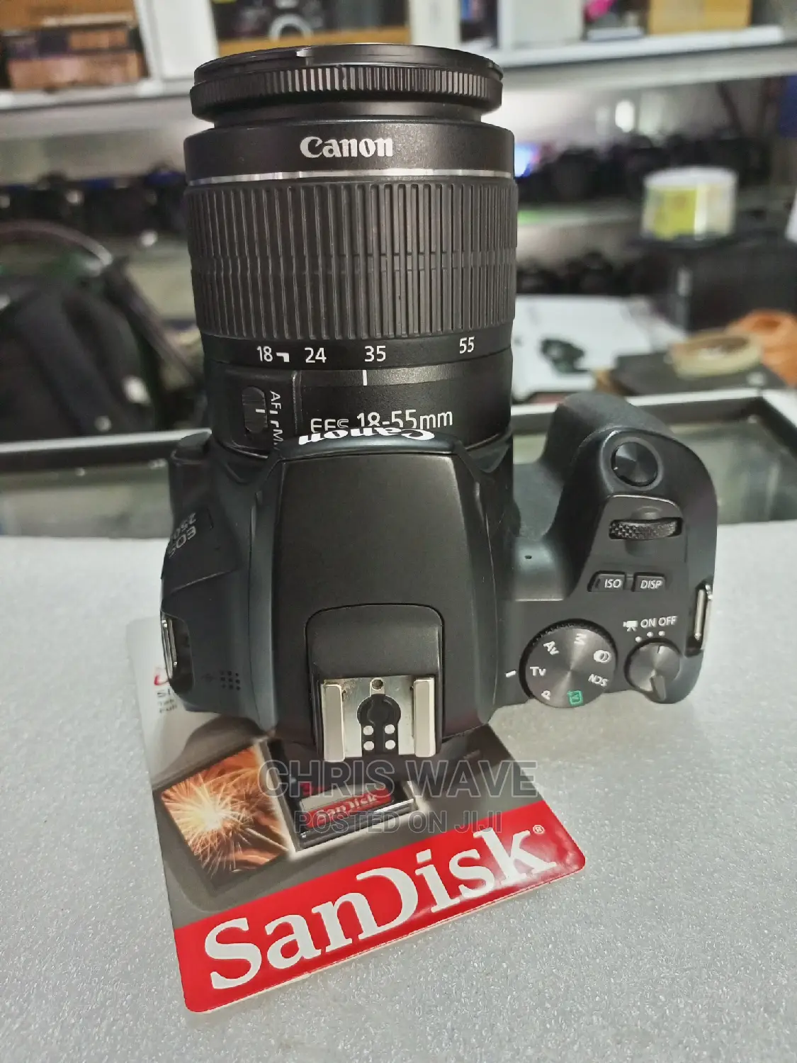 Canon 250D Camera With 32GB SD Card