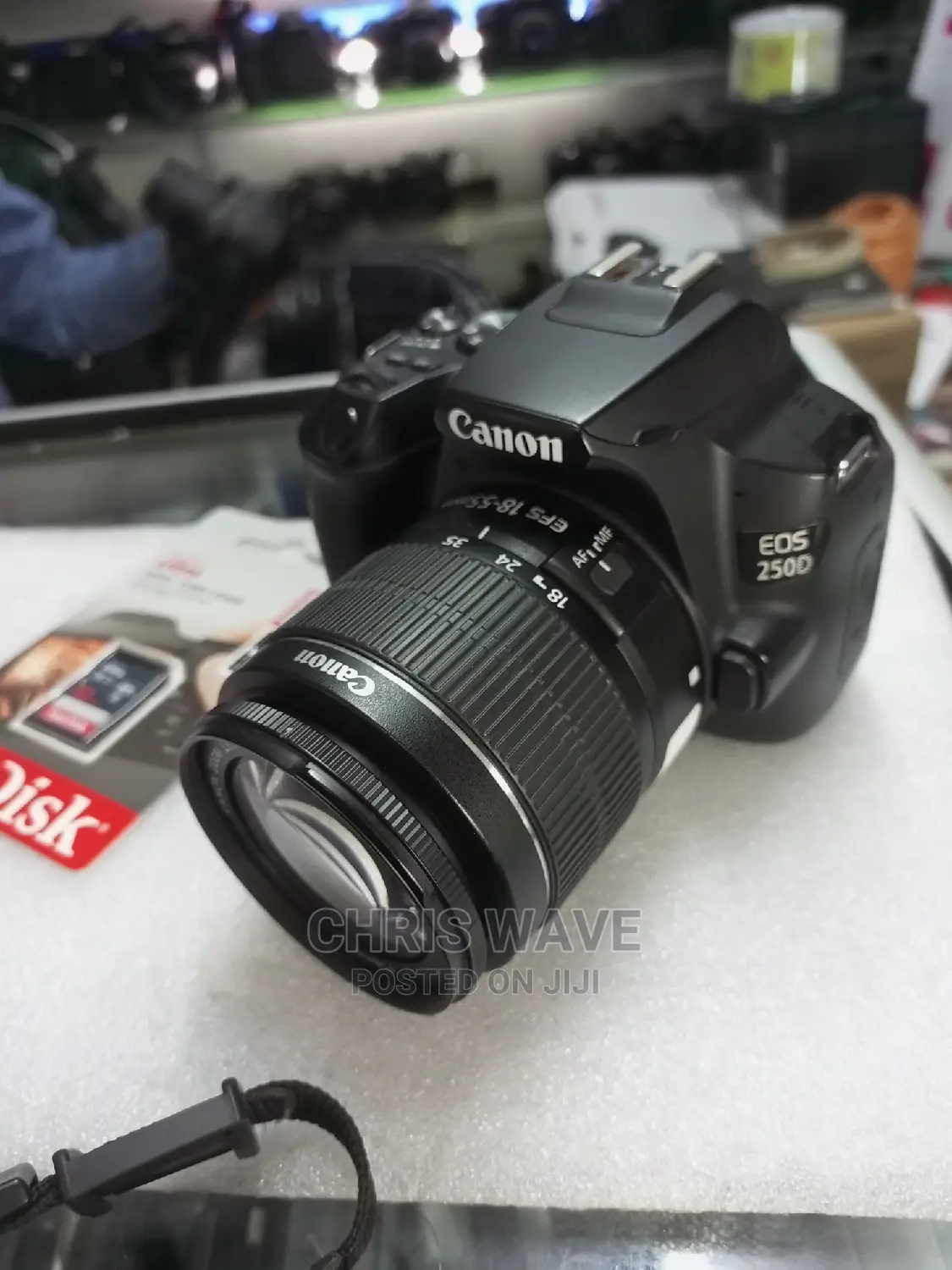 Canon 250D Camera With 32GB SD Card