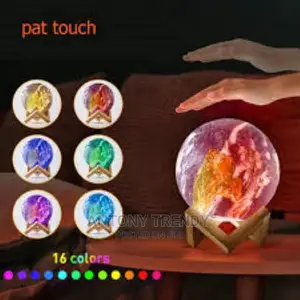 Moon Lamp Night Light Galaxy Lamp 16 Colors LED 5.9 Inch 3D