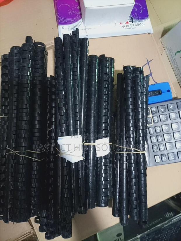 Black Binding Spirals All Sizes - main view