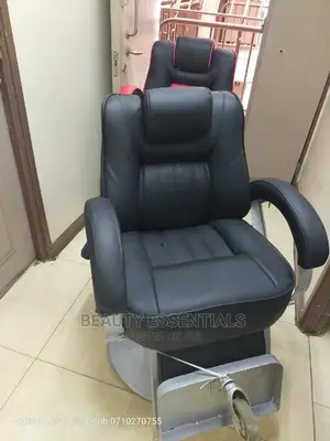 Black Silver Barber Chair