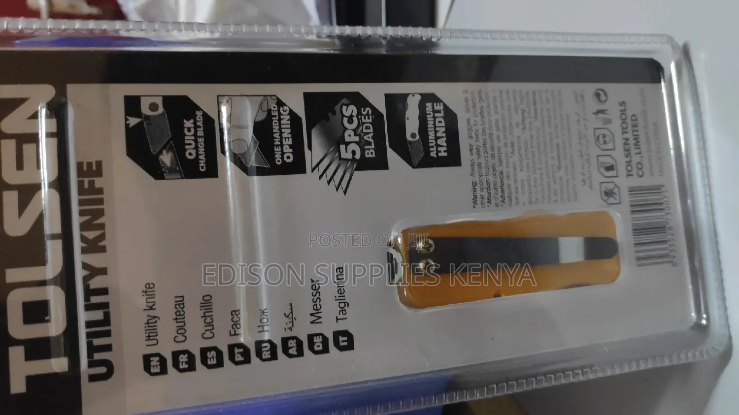 Utility Knife Tolsen Great Durable Tough Versatile Quality