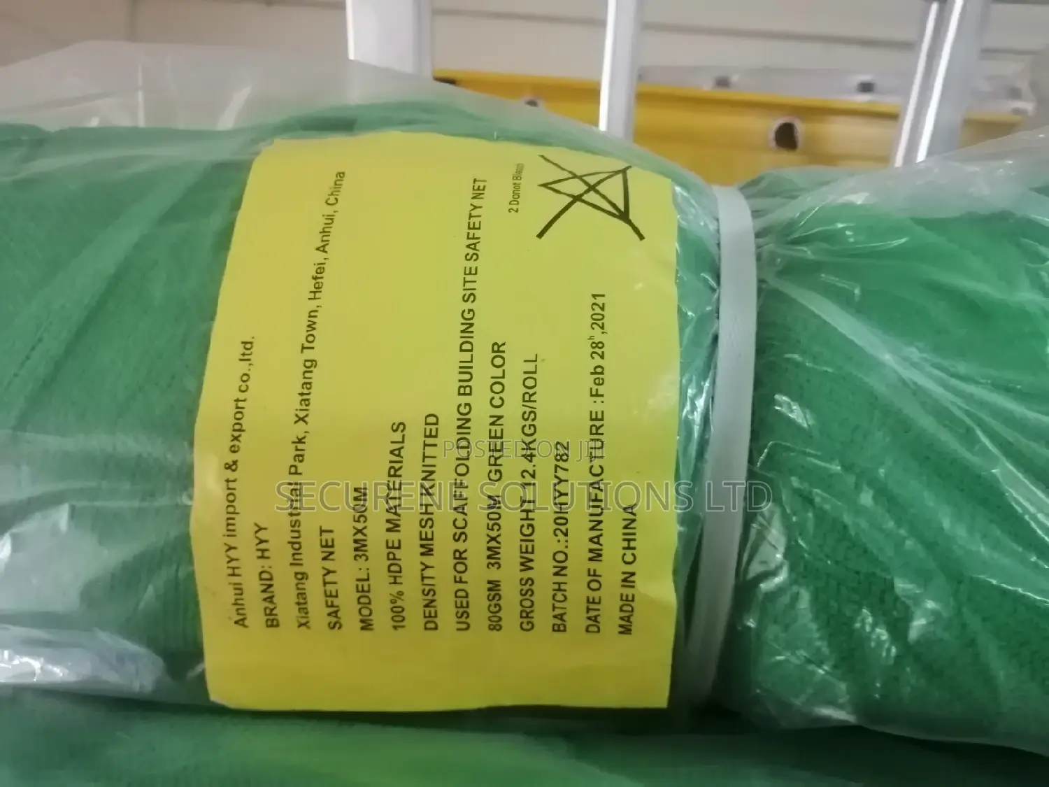 Scaffolding Construction Green Safety Netting 3m by 50m