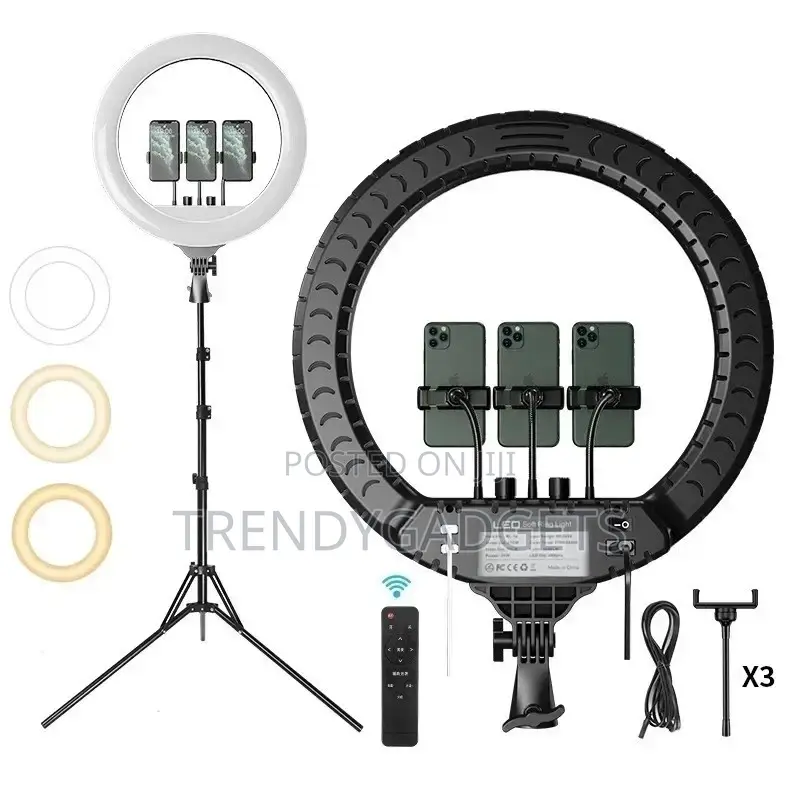 18'' Ringlight With Tripod Stand for Camera Makeup Youtube