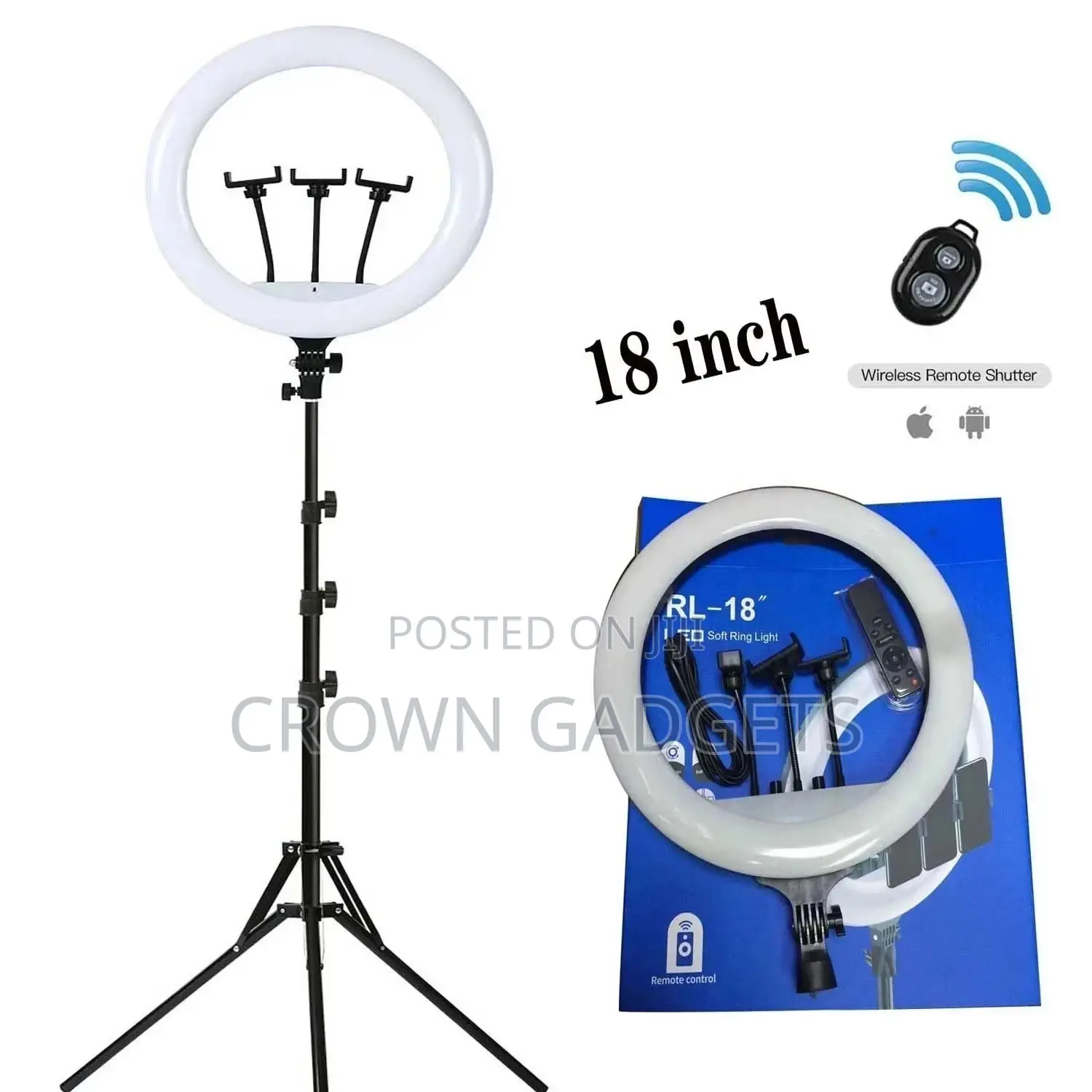 18 Inch Ringlight With Remote Control