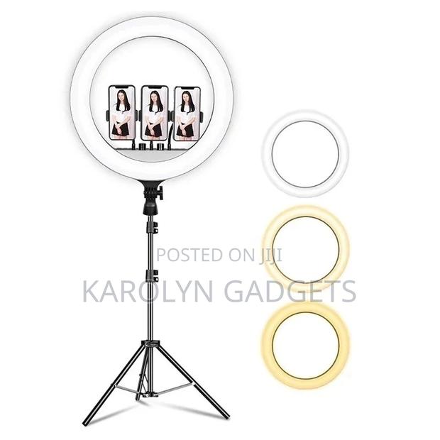 RL-18 LED Studio Ring Light (18" Inches) Camera / Phone Stan