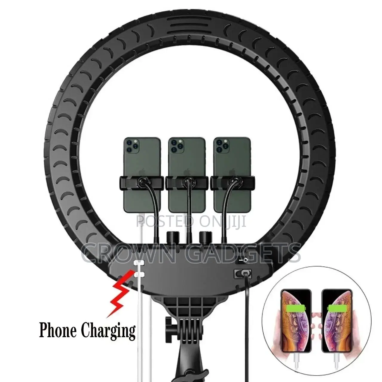 Brandy18 Inch RL-18 Selfie Ring Light and Photographic Lamp