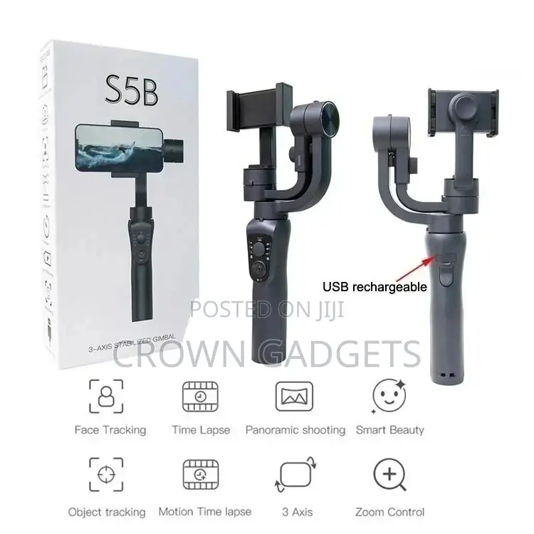Handheld Gimbal Stabilizer Anti-Shake Selfie Stick