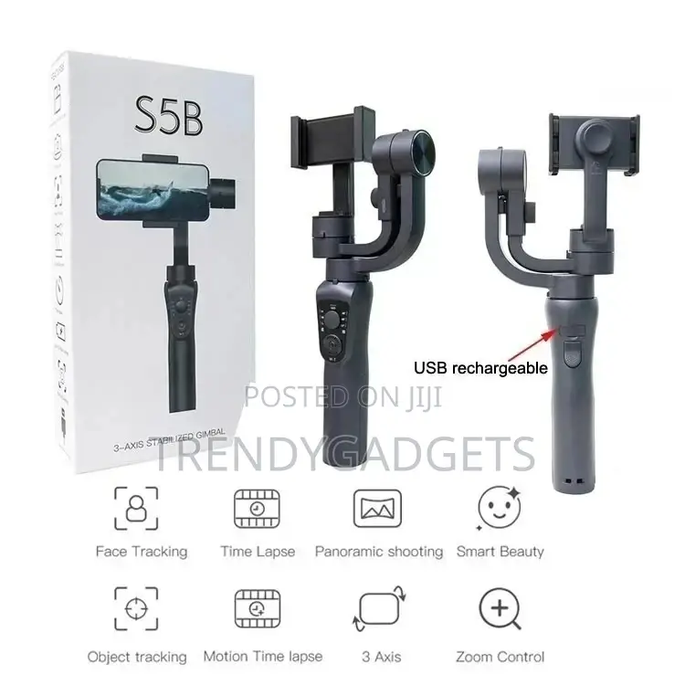 Handheld Gimbal Stabilizer Anti-Shake Selfie Stick