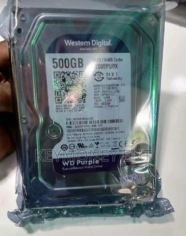 500gb Western Digital Survaillance/ Desktop Hard Drive