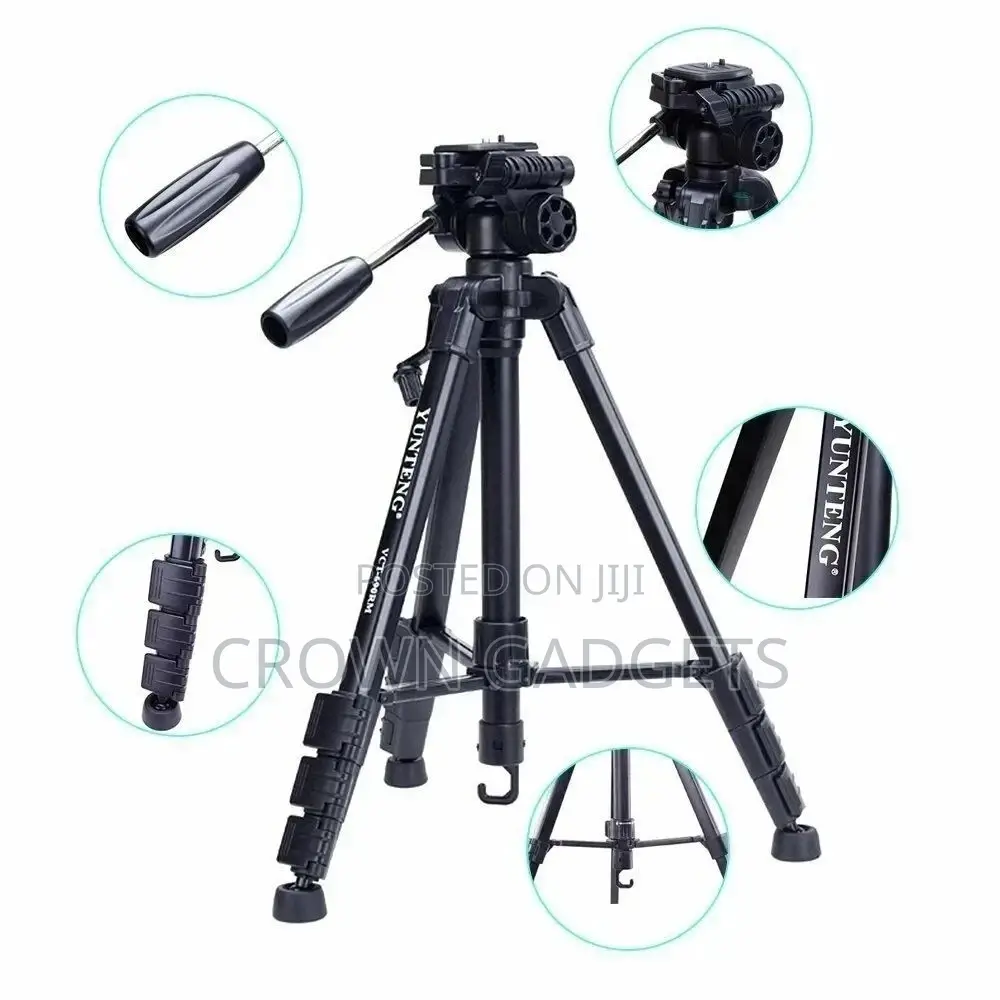 VCT-5208 Tripod for Mobile and Camera With Bluetooth Remote