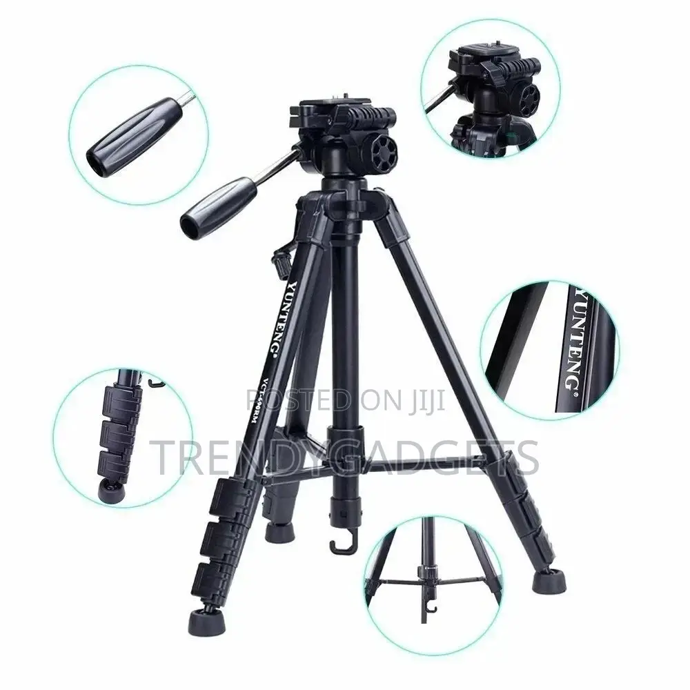 VCT-5208 Tripod for Mobile and Camera With Bluetooth Remote