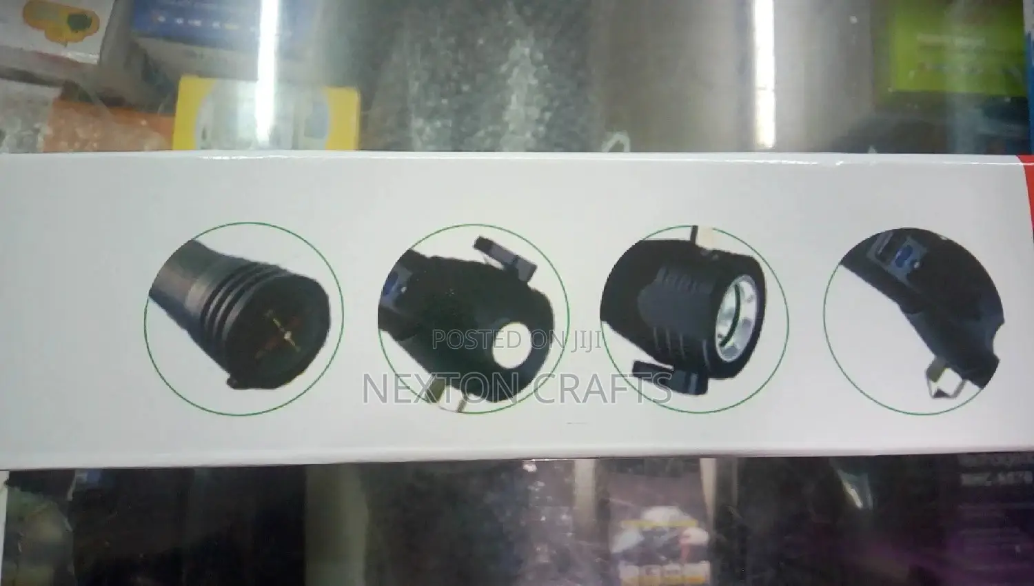 Rechargeable Solar LED Flashlight Torch and Alarm Function