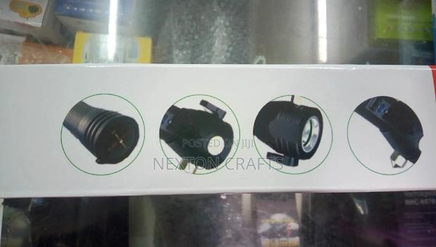 Rechargeable Solar LED Flashlight Torch and Alarm Function - thumbnail 6