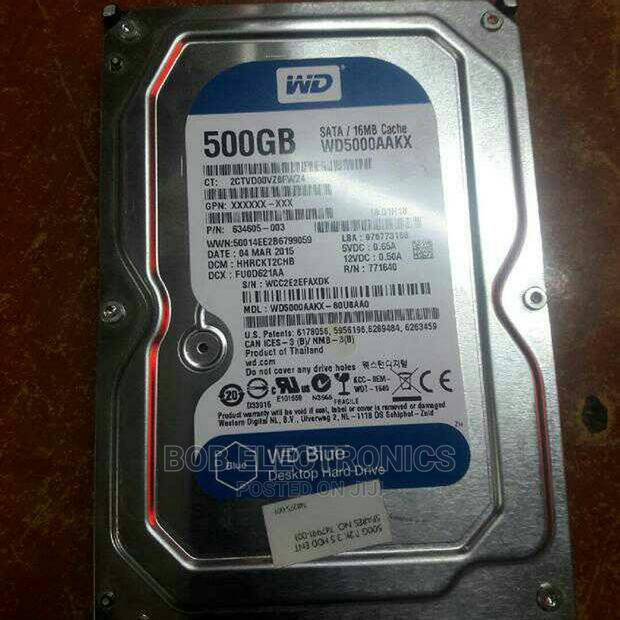500gb Desktop Hard Disk Available