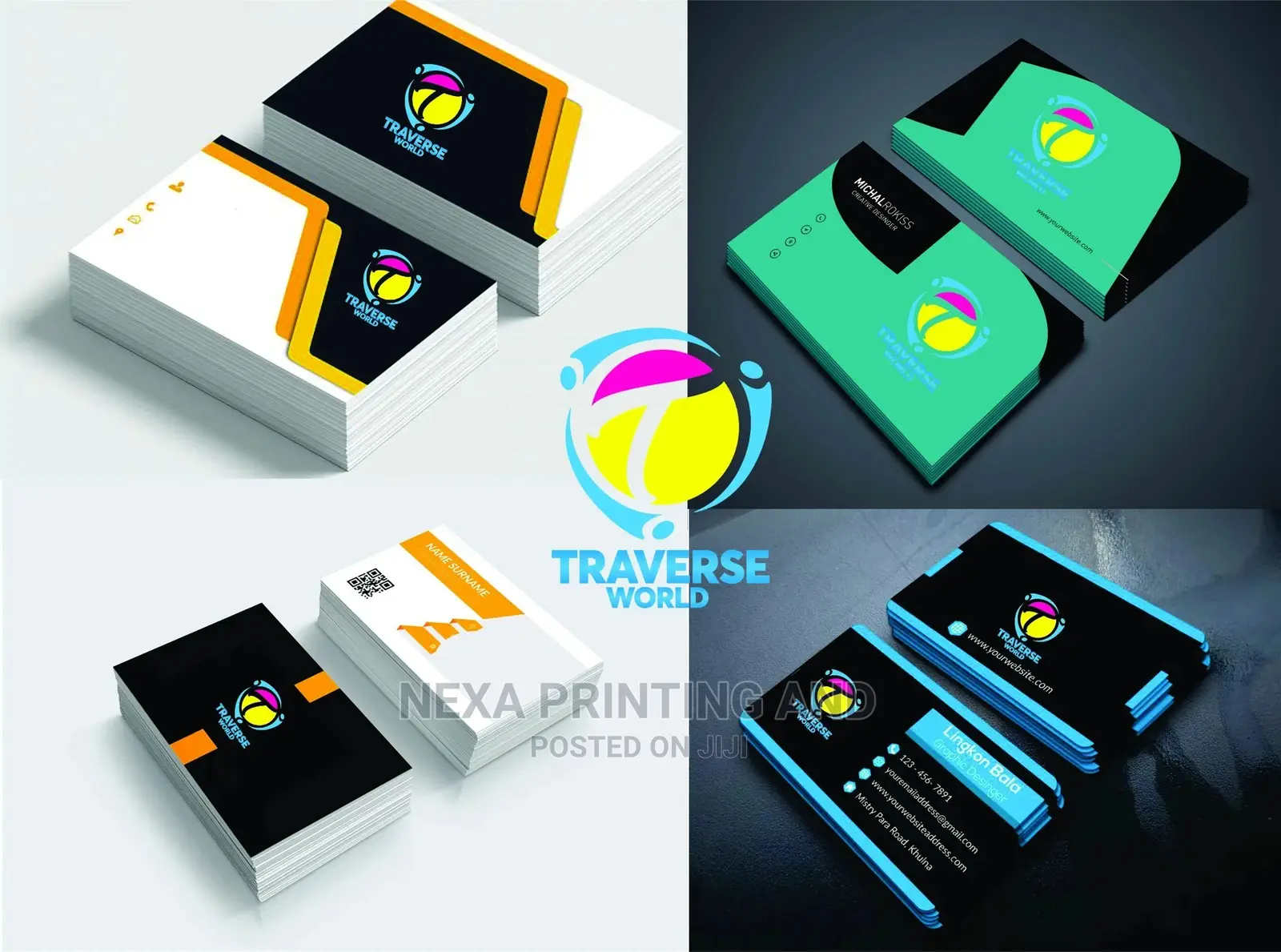 100 Business Cards Printing DoubleSided in Nairobi Central